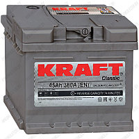 Аккумулятор Kraft Classic / 45Ah / 380А / низкий