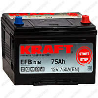 Аккумулятор Kraft EFB Asia / 75Ah / 750А