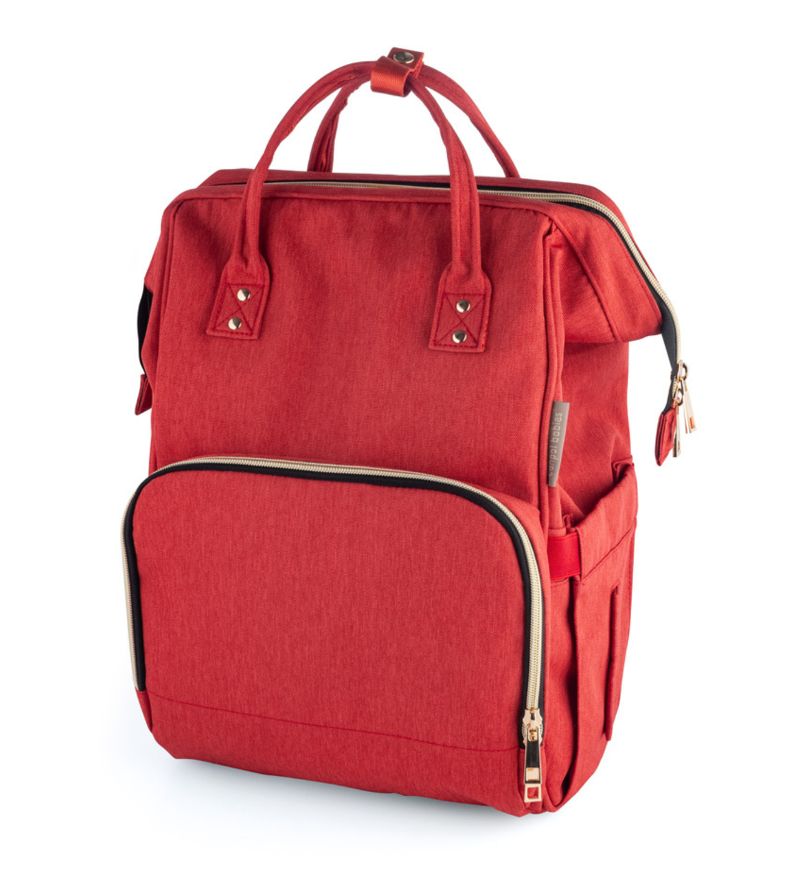 Рюкзак для мам Canpol Babies с функцией крепления на коляску, красный