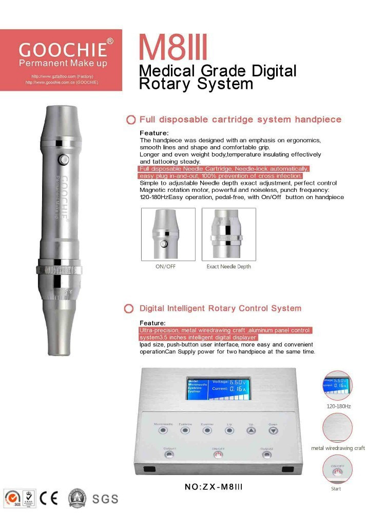 Аппарат для проведения процедуры татуажа Goochie M8II 
