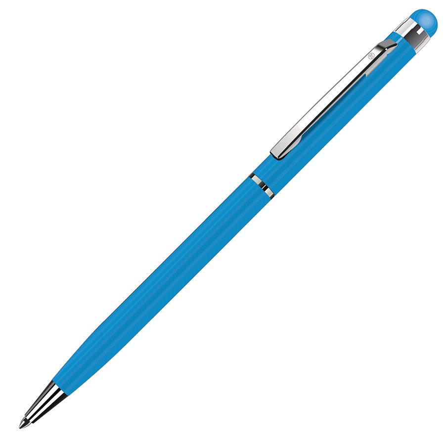 Ручка шариковая Touchwriter голубая со стилусом для сенсорных экранов