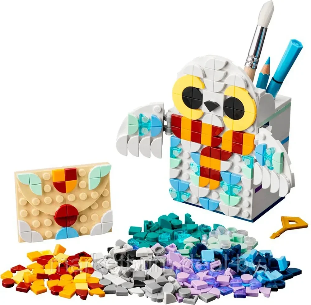 Конструктор LEGO DOTS 41809, Подставка для ручек в форме Хедвиги - фото 2 - id-p215628887
