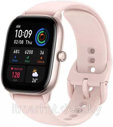Умные часы Amazfit GTS 4 Mini (фламинго розовый) - фото 1 - id-p214885044