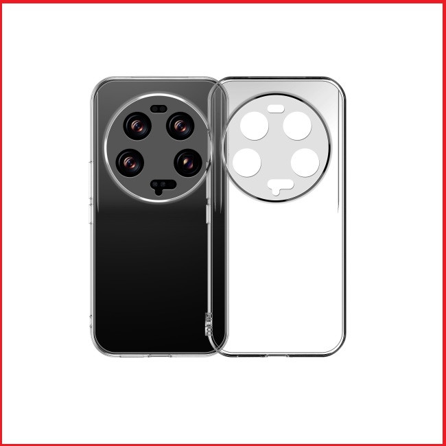 Чехол-накладка для Xiaomi 13 Ultra (силикон) прозрачный с защитой камеры - фото 1 - id-p215628979