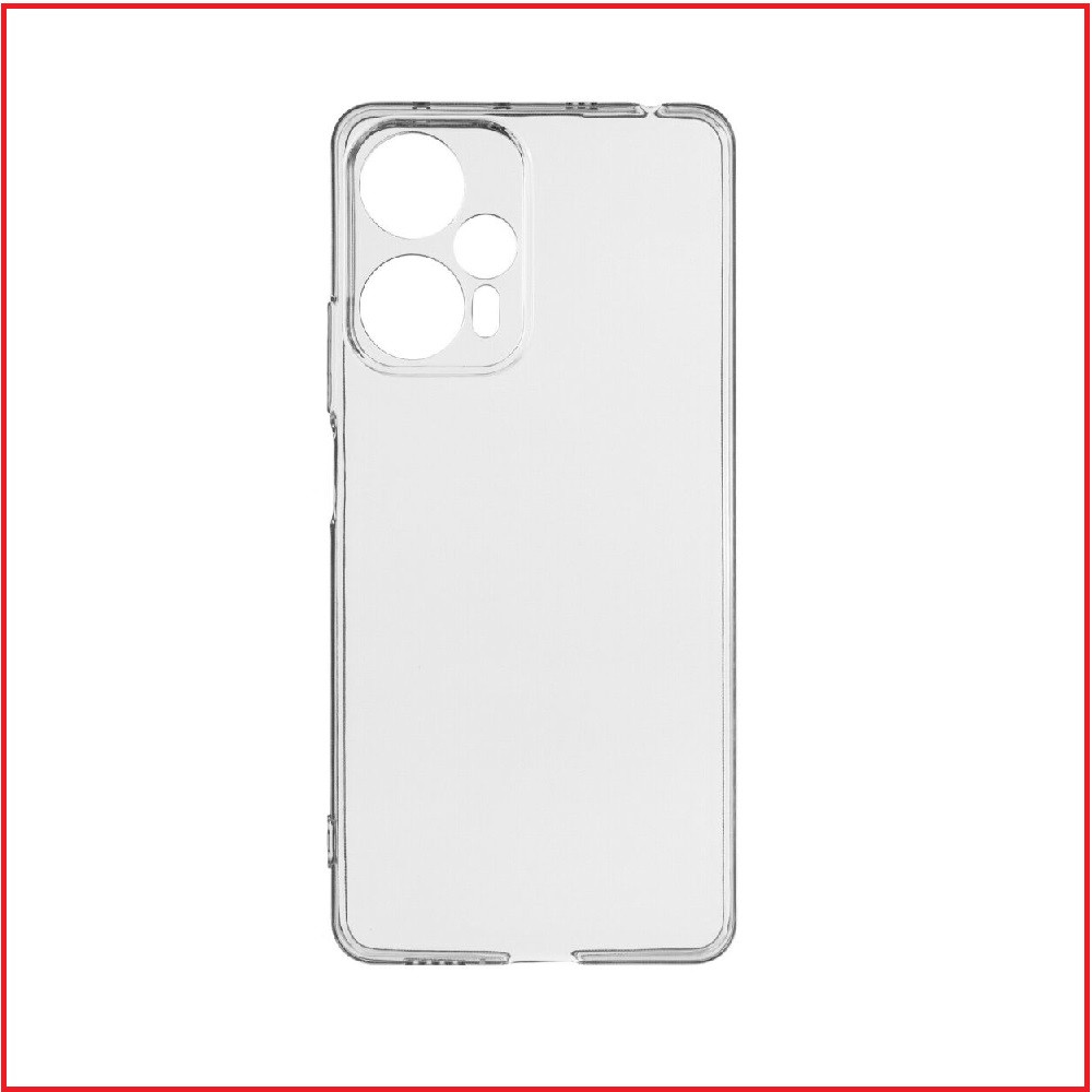 Чехол-накладка для Xiaomi Poco F5 (силикон) прозрачный с защитой камеры - фото 1 - id-p215628976
