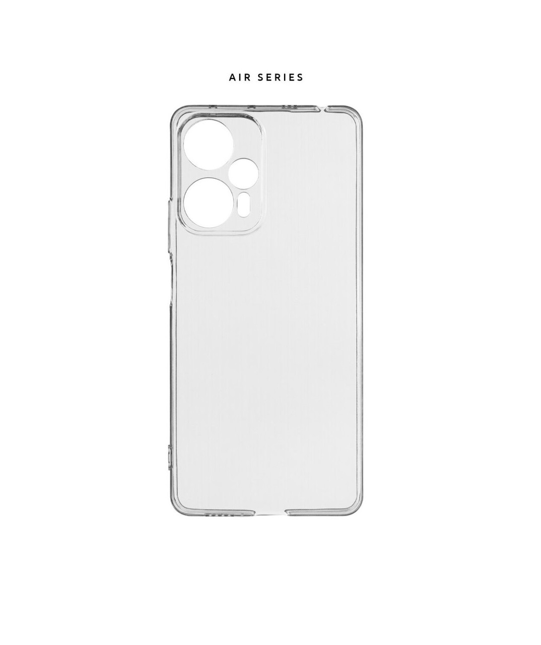 Чехол-накладка для Xiaomi Poco F5 (силикон) прозрачный с защитой камеры - фото 2 - id-p215628976