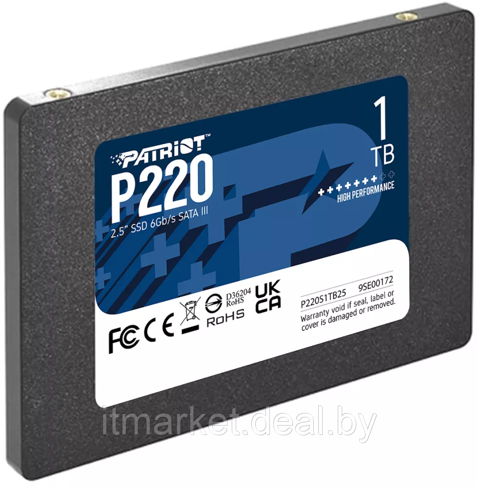 Жесткий диск SSD 1Tb Patriot P220 (P220S1TB25) - фото 2 - id-p214885428