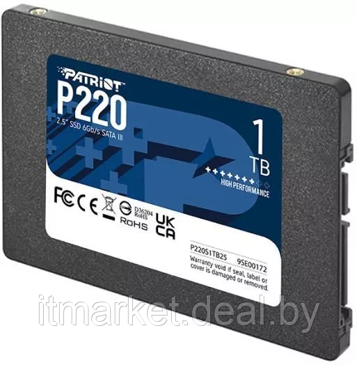Жесткий диск SSD 1Tb Patriot P220 (P220S1TB25) - фото 3 - id-p214885428
