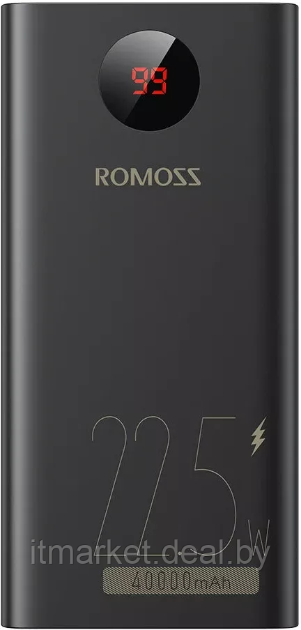 Портативное зарядное устройство Romoss PEA40PF (черный) (1571118) - фото 1 - id-p214885455