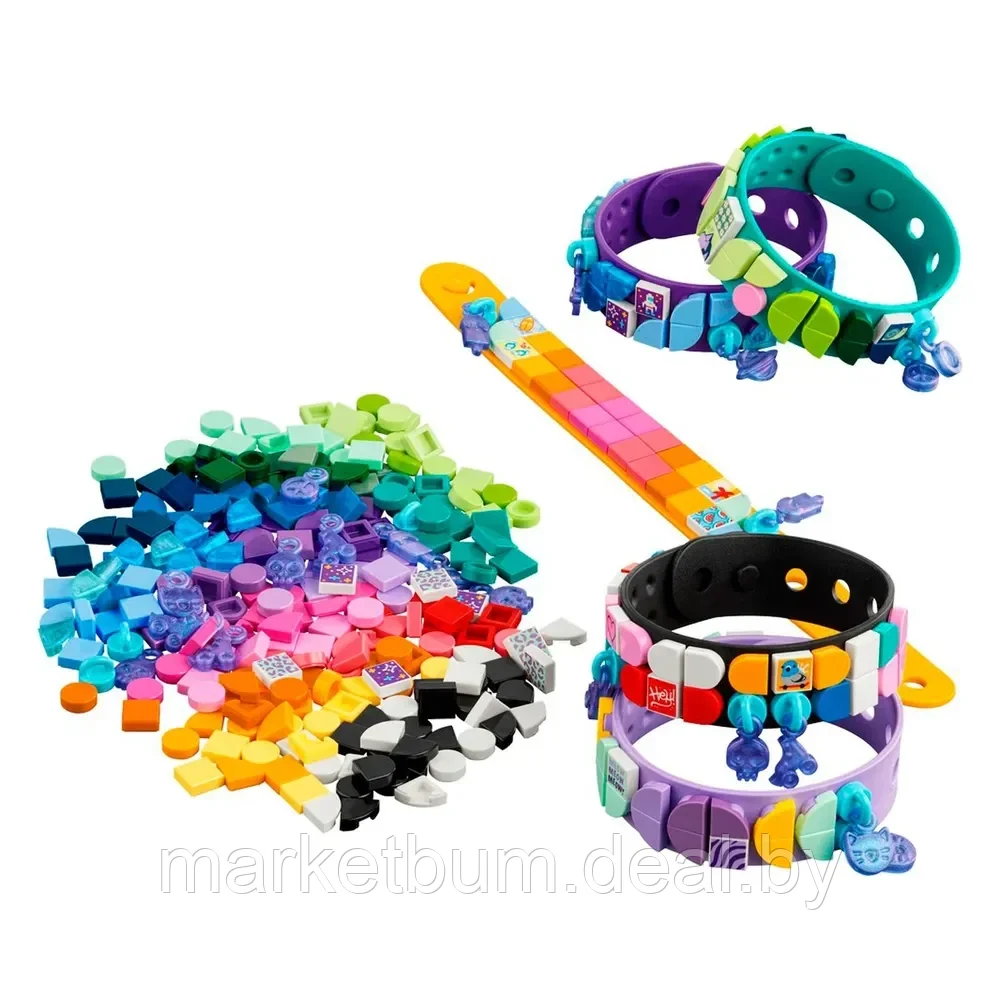 Конструктор LEGO DOTS Большой набор дизайнера браслетов, 388 деталей, 6+, 41807 - фото 3 - id-p215629013