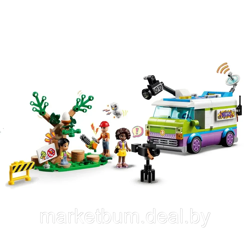 Конструктор Lego Friends 41749, Фургон редакции новостей - фото 4 - id-p215629018