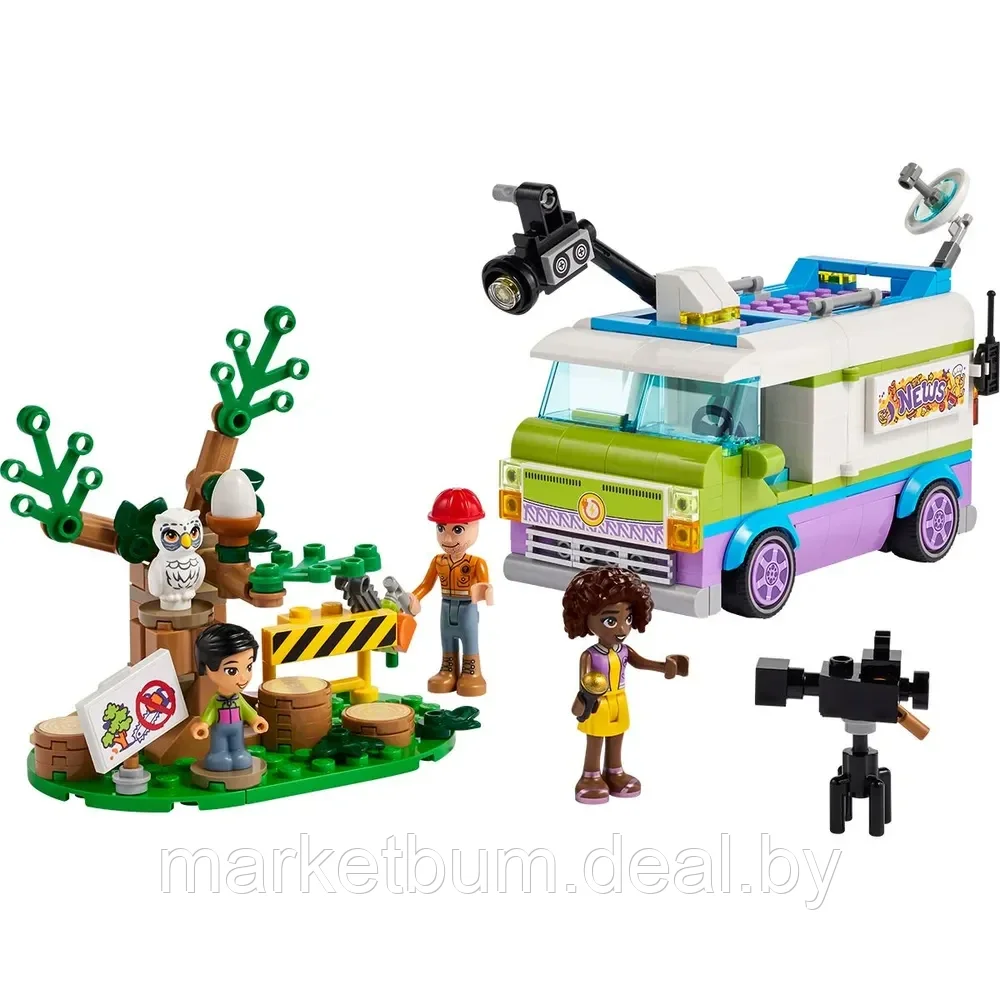 Конструктор Lego Friends 41749, Фургон редакции новостей - фото 6 - id-p215629018