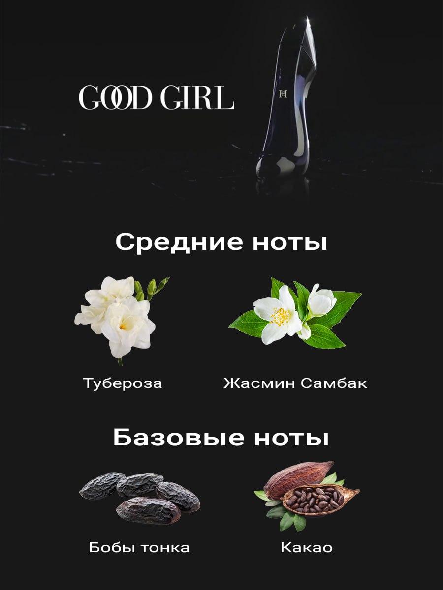 CAROLINA HERRERA Good girl black Женские духи 80 мл - фото 5 - id-p215632096