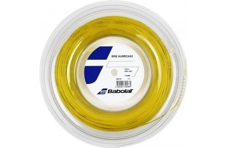 Струна теннисная Babolat RPM Hurricane 1,25/200 м (желтый) (243141-113-125) - фото 1 - id-p215635721
