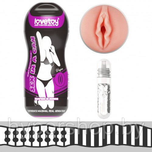 Мастурбатор вагина в колбе Sex In A Can Vagina Stamina Tunnel