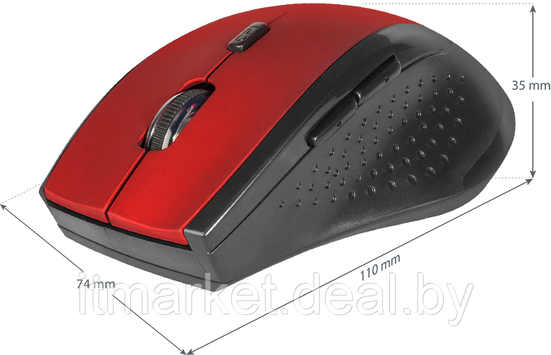 Мышь Defender Accura MM-365 Red (52367) - фото 4 - id-p215636004