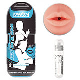 Мастурбатор в колбе губки Sex In A Can Mouth Stamina Tunnel, фото 2