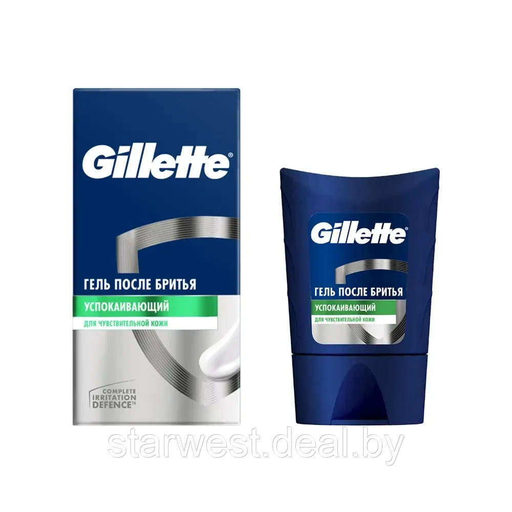 Gillette Series Sensitive Skin / Успокаивающий 75 мл Гель после бритья для чувствительной кожи - фото 3 - id-p215636534