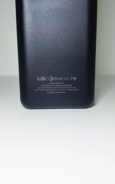 Портативное зарядное устройство (Power Bank)КР KP-33 с быстрой зарядкой 30000mah черный - фото 4 - id-p215636577