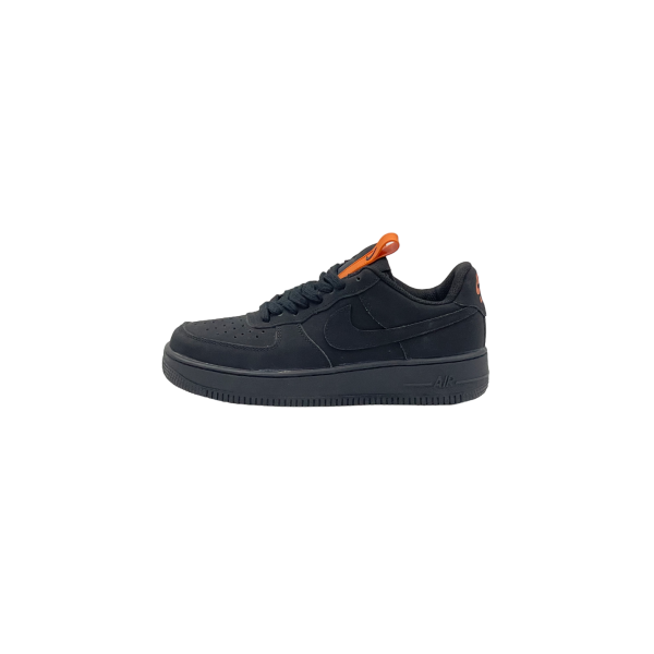 Nike Air Force Black-Orange, фото 1