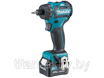 Аккум. шуруповерт MAKITA DF 032 DWME в чем. (10.8 В, 2 акк., 4.0 А/ч Li-Ion, 2 скор., 32 Нм, шурупы