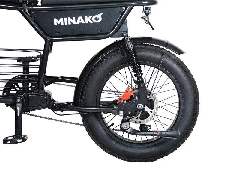 Электровелосипед Minako Bike черный - фото 4 - id-p215647951