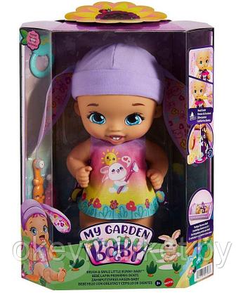 Кукла пупс Малышка-зайчик Умывайся и улыбайся с запахом Mattel My Garden baby HGC12, фото 3