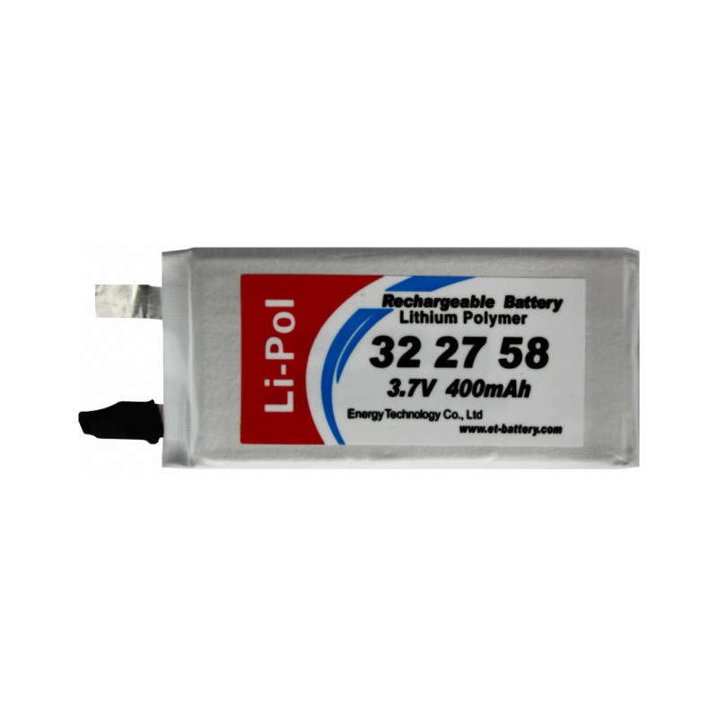Литий-полимерный аккумулятор 322758 400mAh - ET LP322758, 3.7V