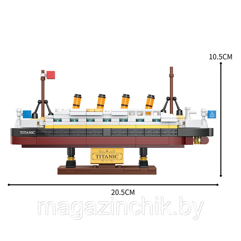 Конструктор Титаник 20,5 см, 290 дет., 2111 COGO - фото 3 - id-p215652653