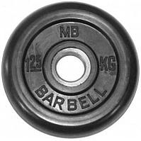 Диск обрезиненный BARBELL MB (металлическая втулка) d51мм (1.25кг)