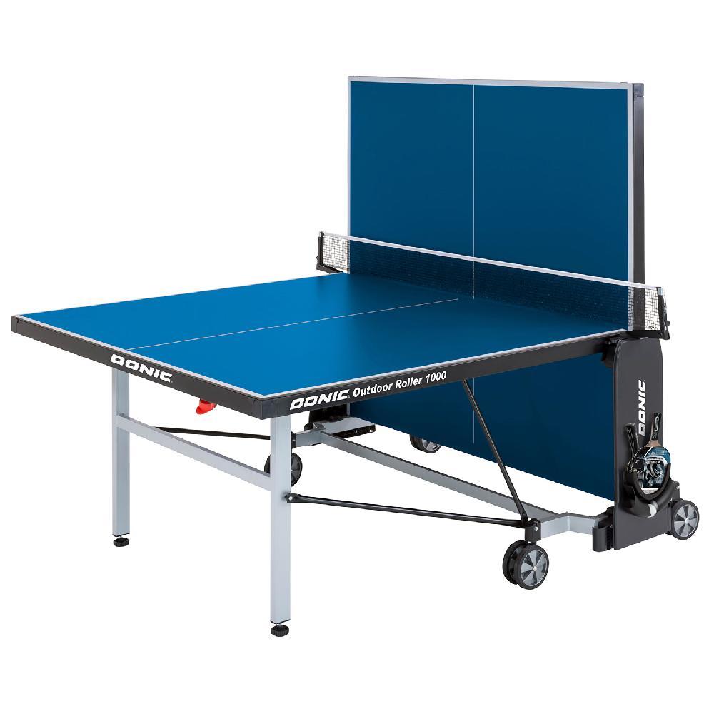 Теннисный стол DONIC OUTDOOR ROLLER 1000 (Синий) - фото 4 - id-p215653233