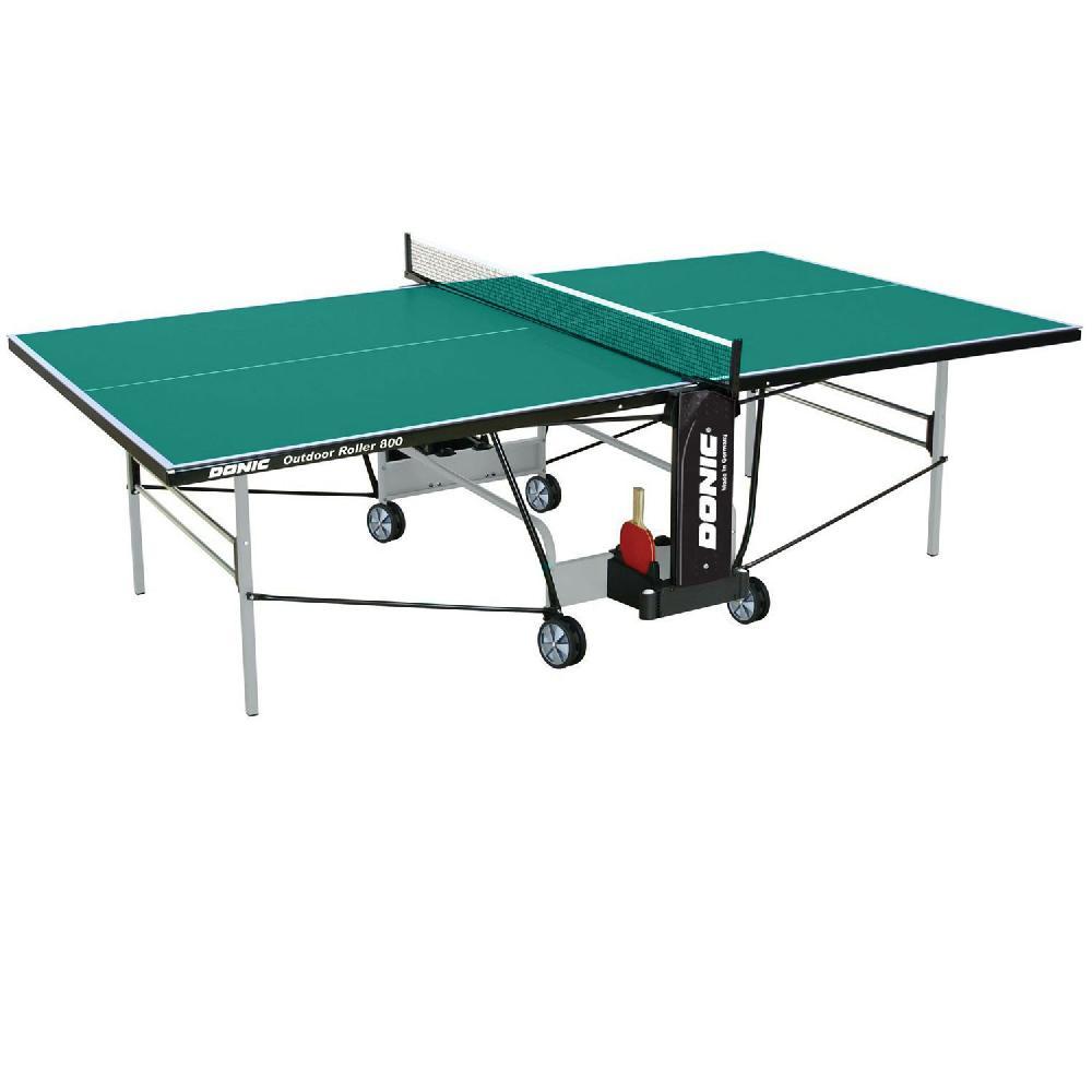 Теннисный стол DONIC OUTDOOR ROLLER 800-5 (Зеленый) - фото 1 - id-p215653236