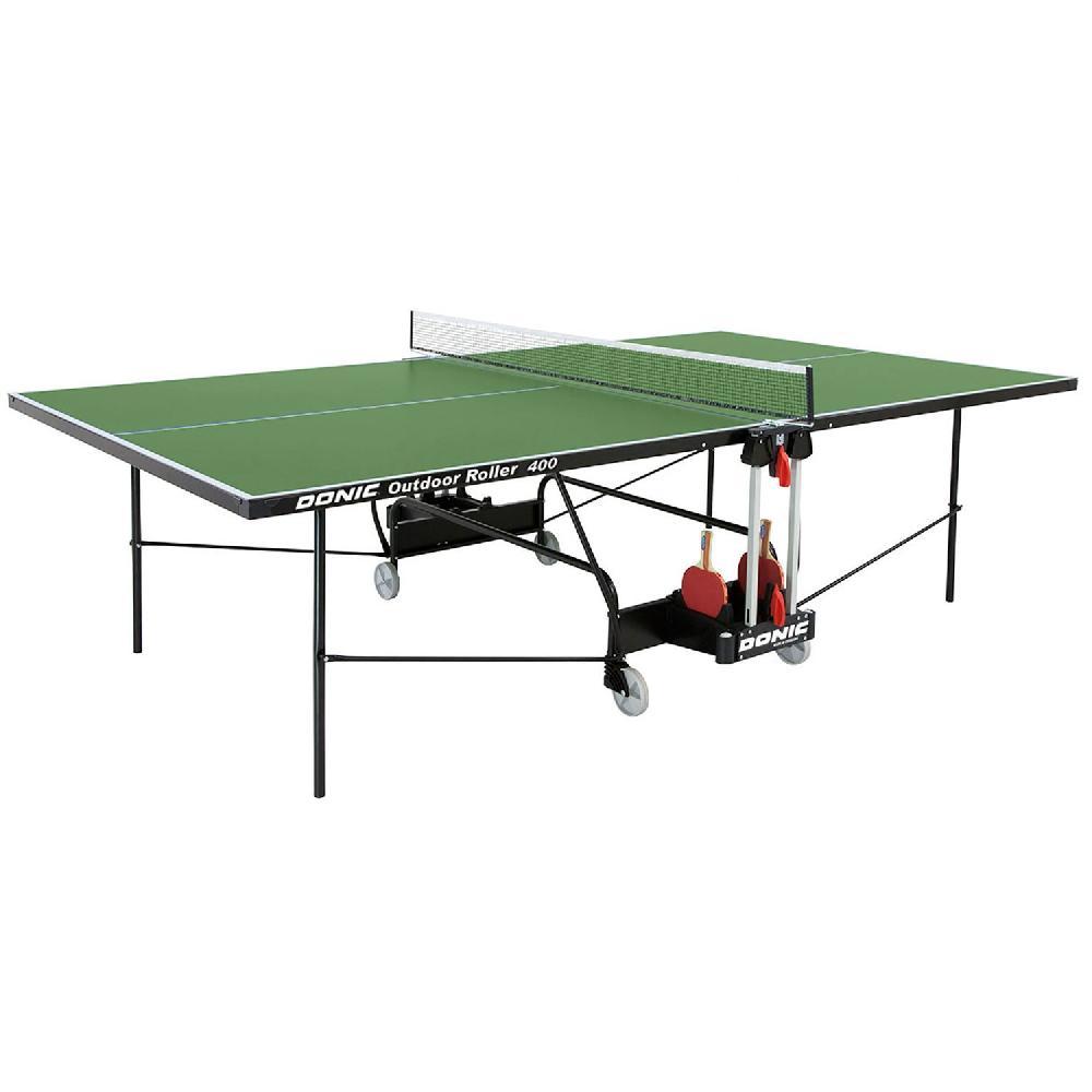Теннисный стол DONIC OUTDOOR ROLLER 400 (Зеленый) - фото 1 - id-p215653237