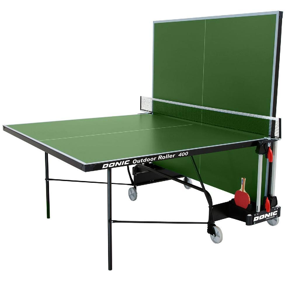 Теннисный стол DONIC OUTDOOR ROLLER 400 (Зеленый) - фото 2 - id-p215653237