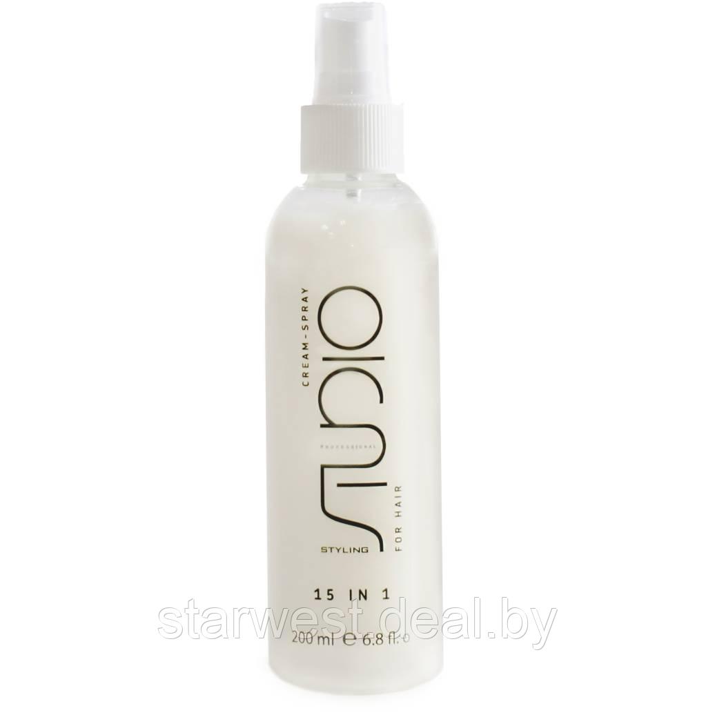 Kapous Professional STUDIO Cream-Spray 15 в 1 200 мл Крем-спрей / средство для укладки волос - фото 2 - id-p215653701