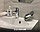 Мыльница Лепесток со сливом для раковины ванной комнаты, фото 7
