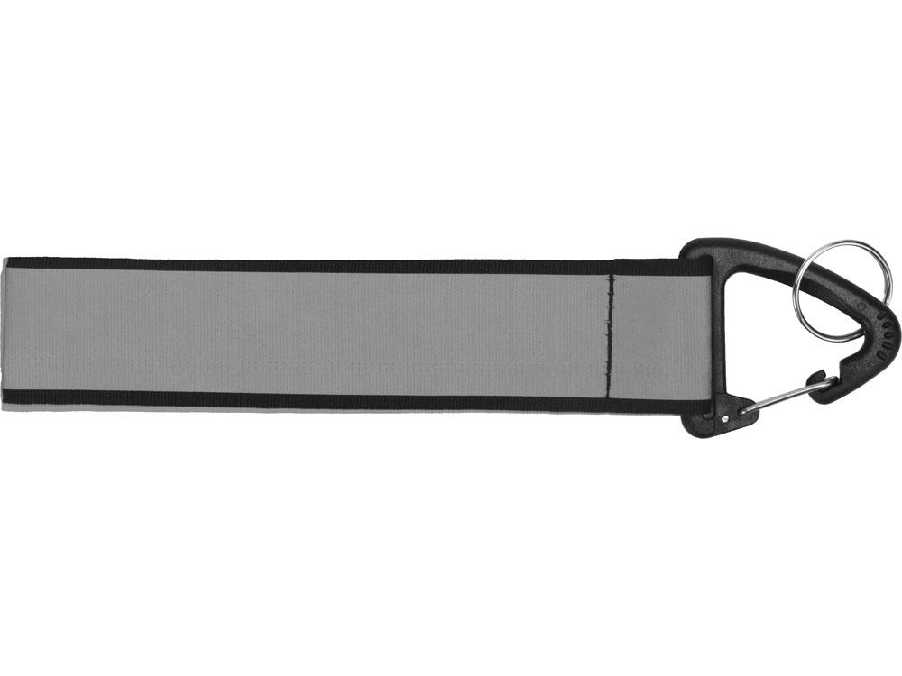 Светоотражающий брелок Reflector, серебристый/черный - фото 2 - id-p215670483