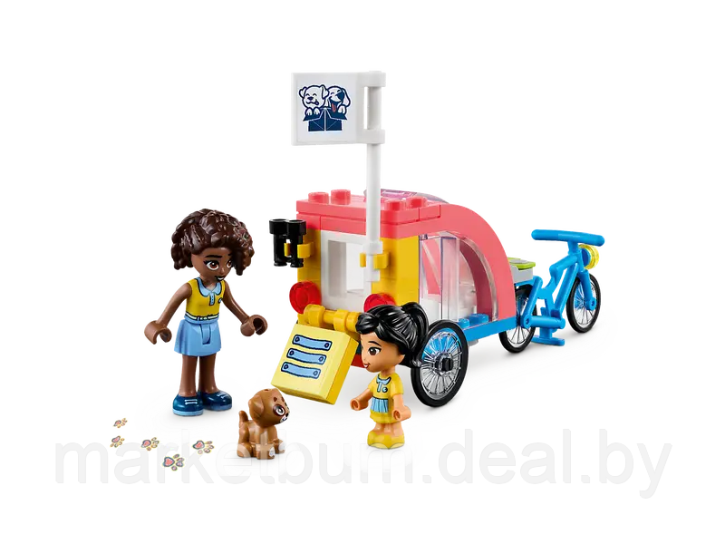 Конструктор LEGO Friends 41738, Спасательный велосипед для собак. - фото 8 - id-p215693398