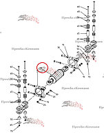 Гидроцилиндр (цилиндр двойного действия) 092.01998 для свеклоуборочного комбайна Grimme Rexor 620/630