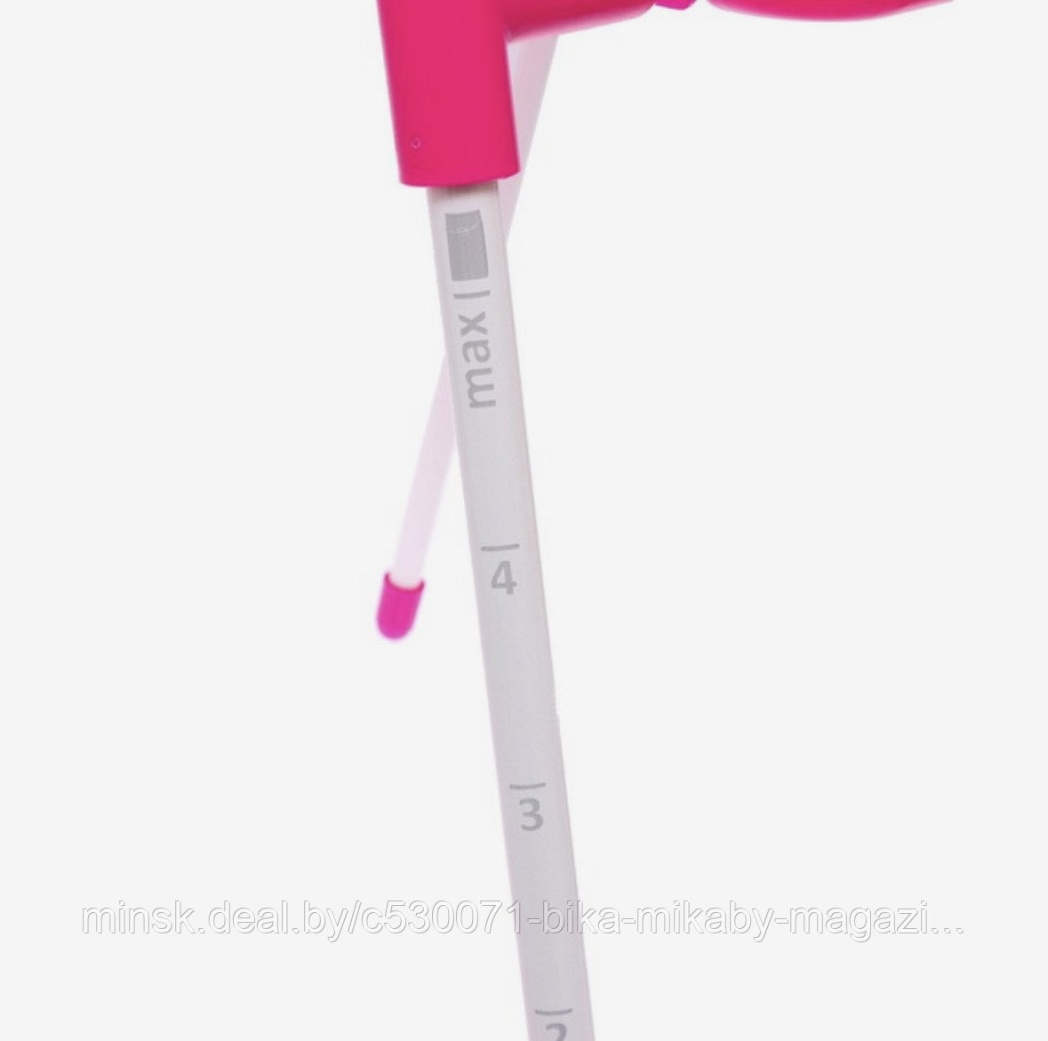 Магнитно-маркерная доска растущая, мольберт двухсторонний для рисования со счетами (розовый) - фото 4 - id-p215696361