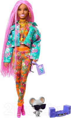 Кукла с аксессуарами Barbie Экстра / GXF09 - фото 1 - id-p215692109