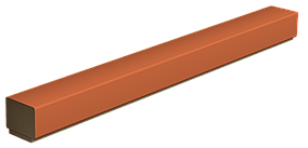 Накладка (рейка) П-2022-0 28х22 Медь 