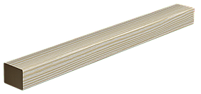 Накладка (рейка) П-2022-0 28х22 ПП Крем