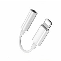 Адаптер - переходник Lightning - jack 3.5mm (AUX) с Bluetooth, белый