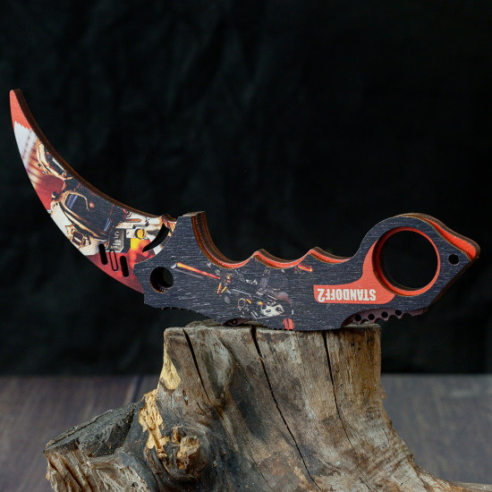 Нож керамбит деревянный Цветной в ассортименте - фото 6 - id-p215701589
