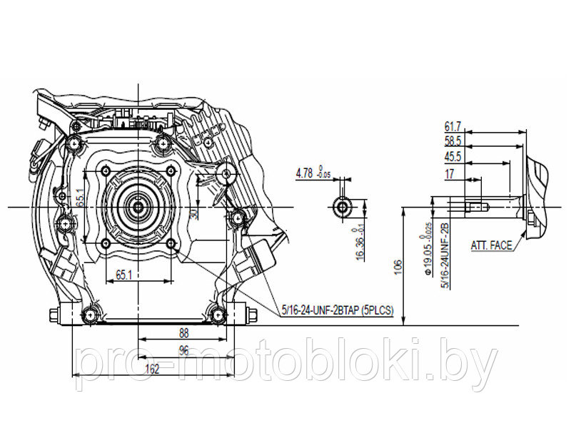 Двигатель STARK GX210 (вал 19,05мм) 7лс - фото 6 - id-p169699621