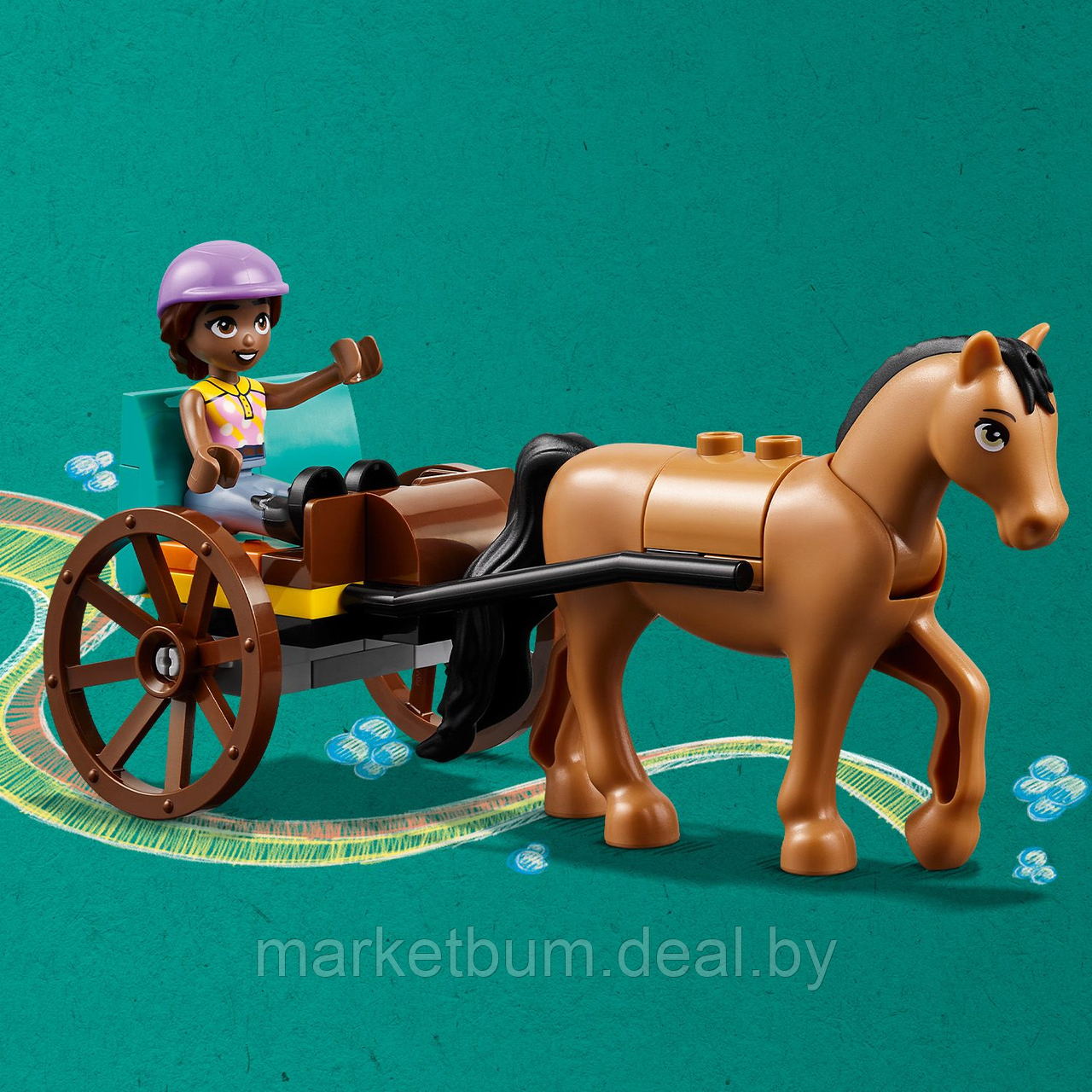 Конструктор LEGO Friends 41745, Осенняя конюшня для лошадей - фото 6 - id-p215701865