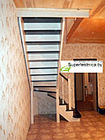 Лестницы г-образные с забежными ступенями К-101, фото 3