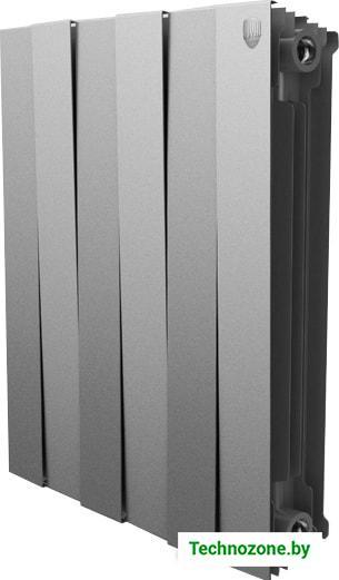 Биметаллический радиатор Royal Thermo PianoForte 500 Silver Satin (6 секций) - фото 1 - id-p215706061