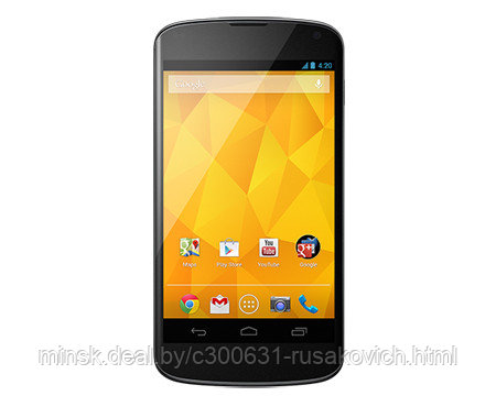 Дисплейный модуль LG E960 NEXUS 4 с рамкой (оригинал)